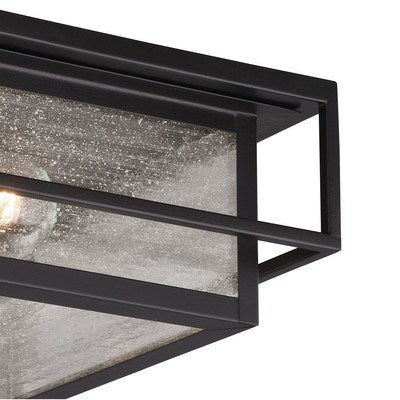 12-in Outdoor Flush Mount Ceiling Light Espresso Bronze