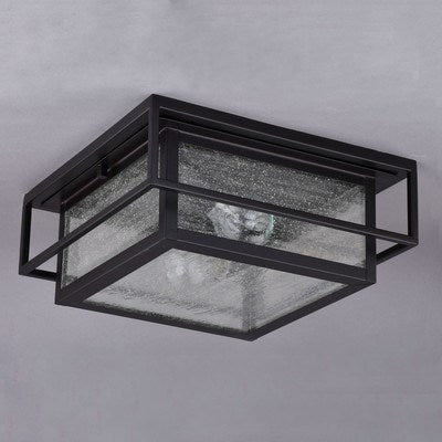12-in Outdoor Flush Mount Ceiling Light Espresso Bronze