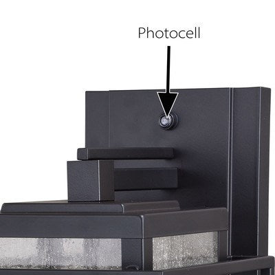 9.5-in Outdoor Wall Light Espresso Bronze