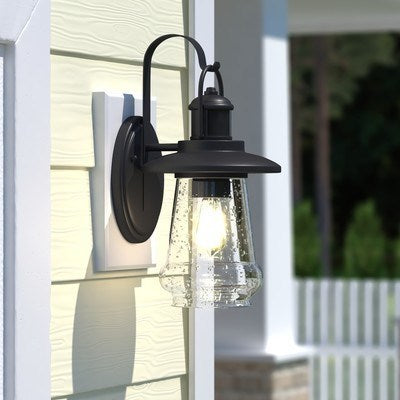 Motion Sensor Dusk to Dawn Outdoor Wall Light Oil Rubbed Bronze
