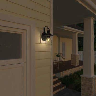 Motion Sensor Dusk to Dawn Outdoor Wall Light Oil Rubbed Bronze