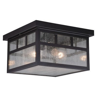 11.5-in Outdoor Flush Mount Ceiling Light Oil Burnished Bronze by Vaxcel International