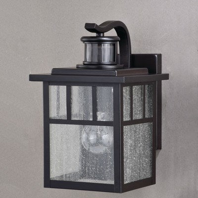 Motion Sensor Dusk to Dawn Outdoor Wall Light Oil Burnished Bronze