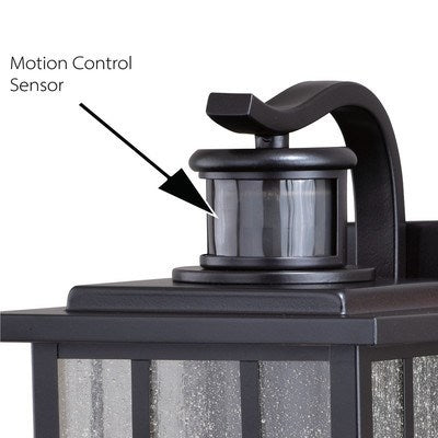 Motion Sensor Dusk to Dawn Outdoor Wall Light Oil Burnished Bronze