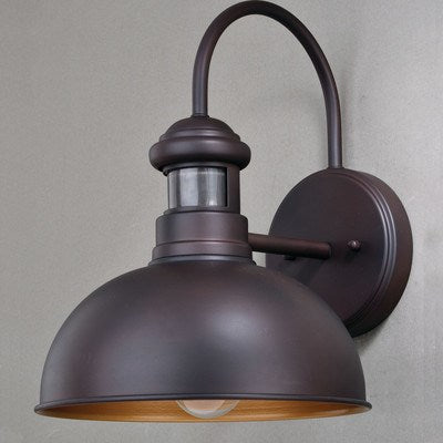 Motion Sensor Dusk to Dawn Outdoor Wall Light Oil Burnished Bronze