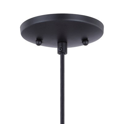 4.75-in Mini Pendant Caribbean Swirl Glass Oil Rubbed Bronze