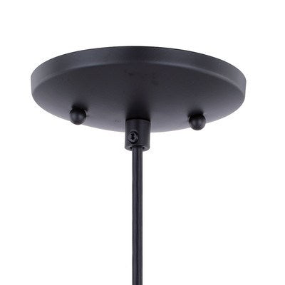 4.75-in Mini Pendant Amber Fog Glass Oil Rubbed Bronze