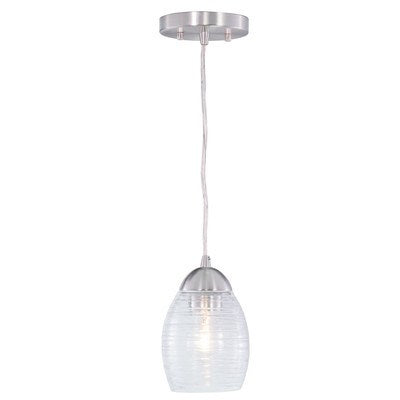 5-in Mini Pendant Satin Nickel by Vaxcel International