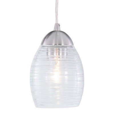 5-in Mini Pendant Satin Nickel