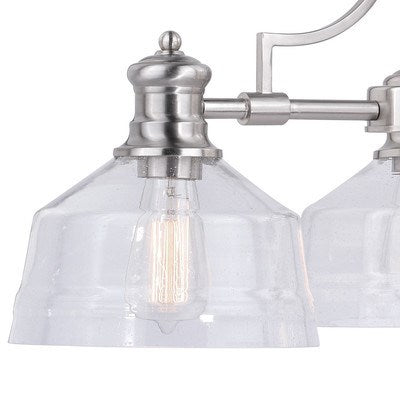 3L Chandelier Satin Nickel