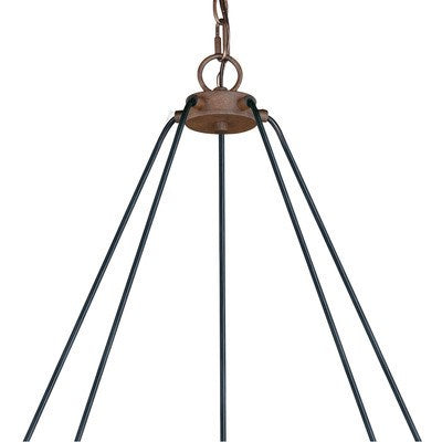 5L Chandelier Textured Rustic Bronze