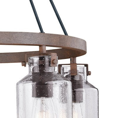 5L Chandelier Textured Rustic Bronze