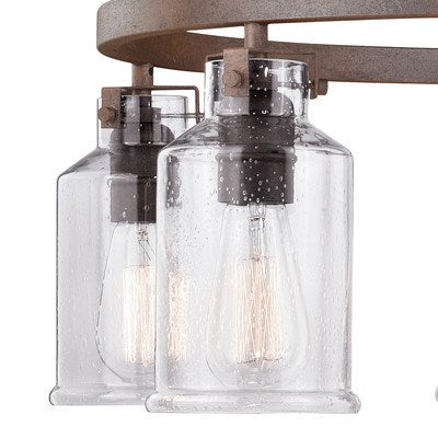 5L Chandelier Textured Rustic Bronze