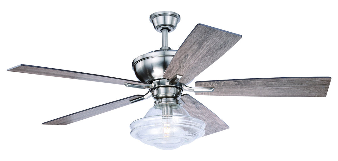52-in LED Ceiling Fan Satin Nickel by Vaxcel International