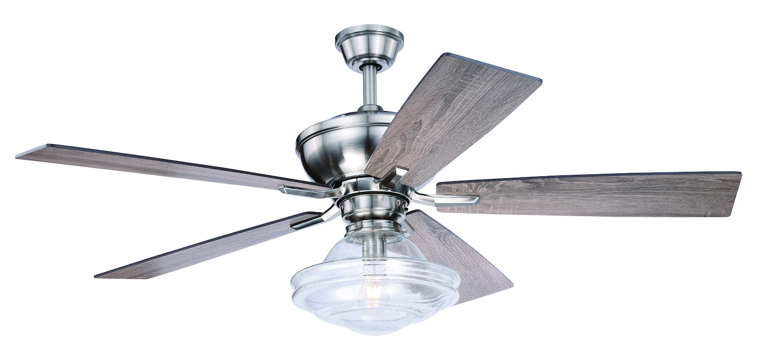 52-in LED Ceiling Fan Satin Nickel by Vaxcel International
