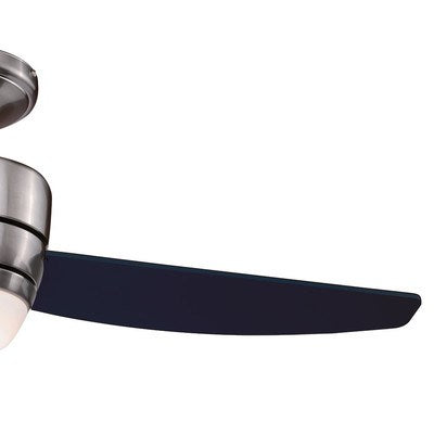 44 in. LED Flushmount DC Ceiling Fan Satin Nickel