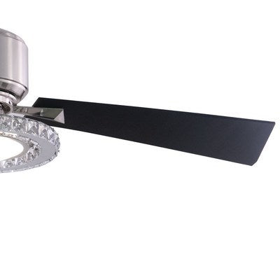 52-in LED Ceiling Fan Brushed Nickel