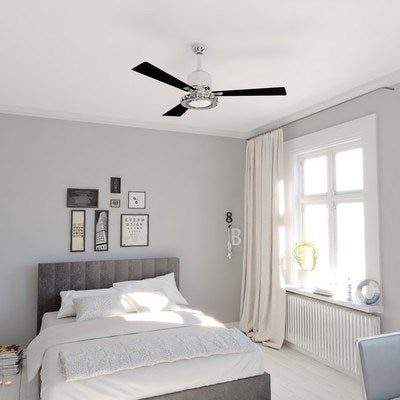 52-in LED Ceiling Fan Brushed Nickel