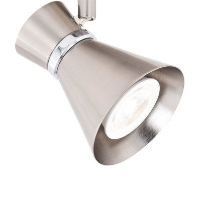 6L LED Swing Directional Ceiling Light Brushed Nickel and Chrome