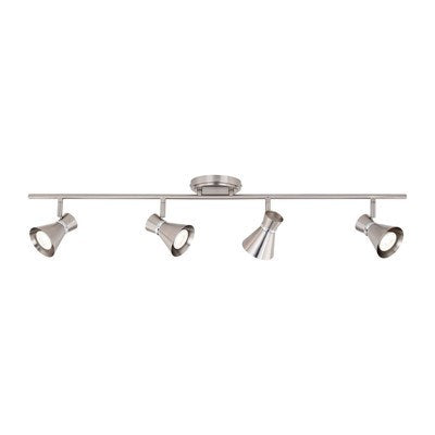 4L LED Directional Ceiling Light Brushed Nickel and Chrome by Vaxcel International