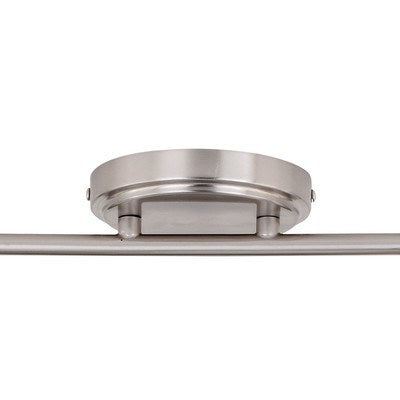 4L LED Directional Ceiling Light Brushed Nickel and Chrome