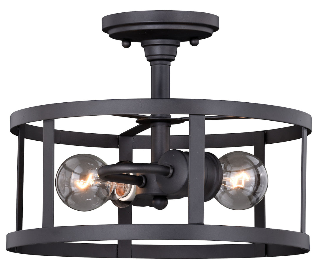 12-in Semi-Flush Mount Oil Rubbed Bronze by Vaxcel International