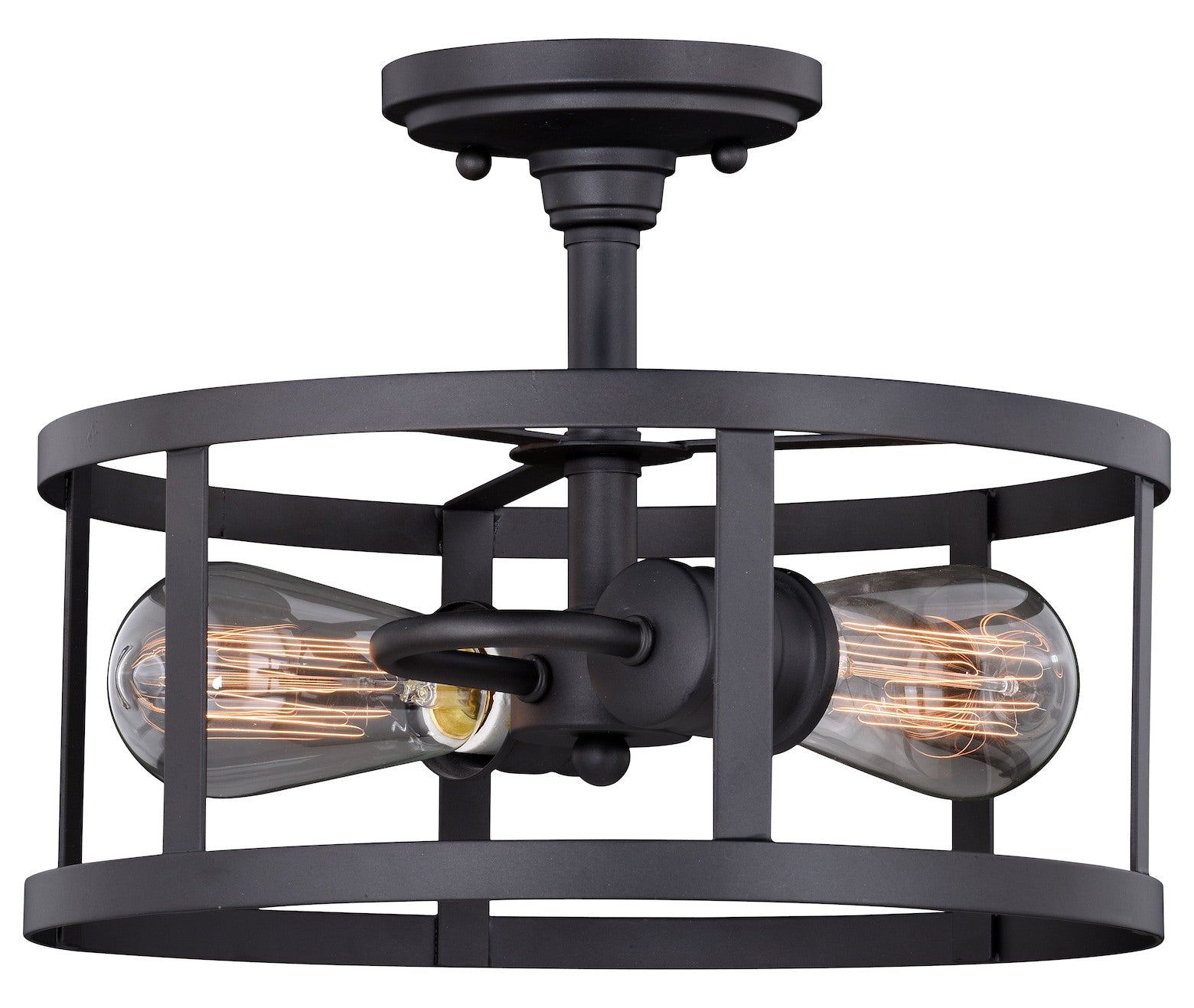 12-in Semi-Flush Mount Oil Rubbed Bronze