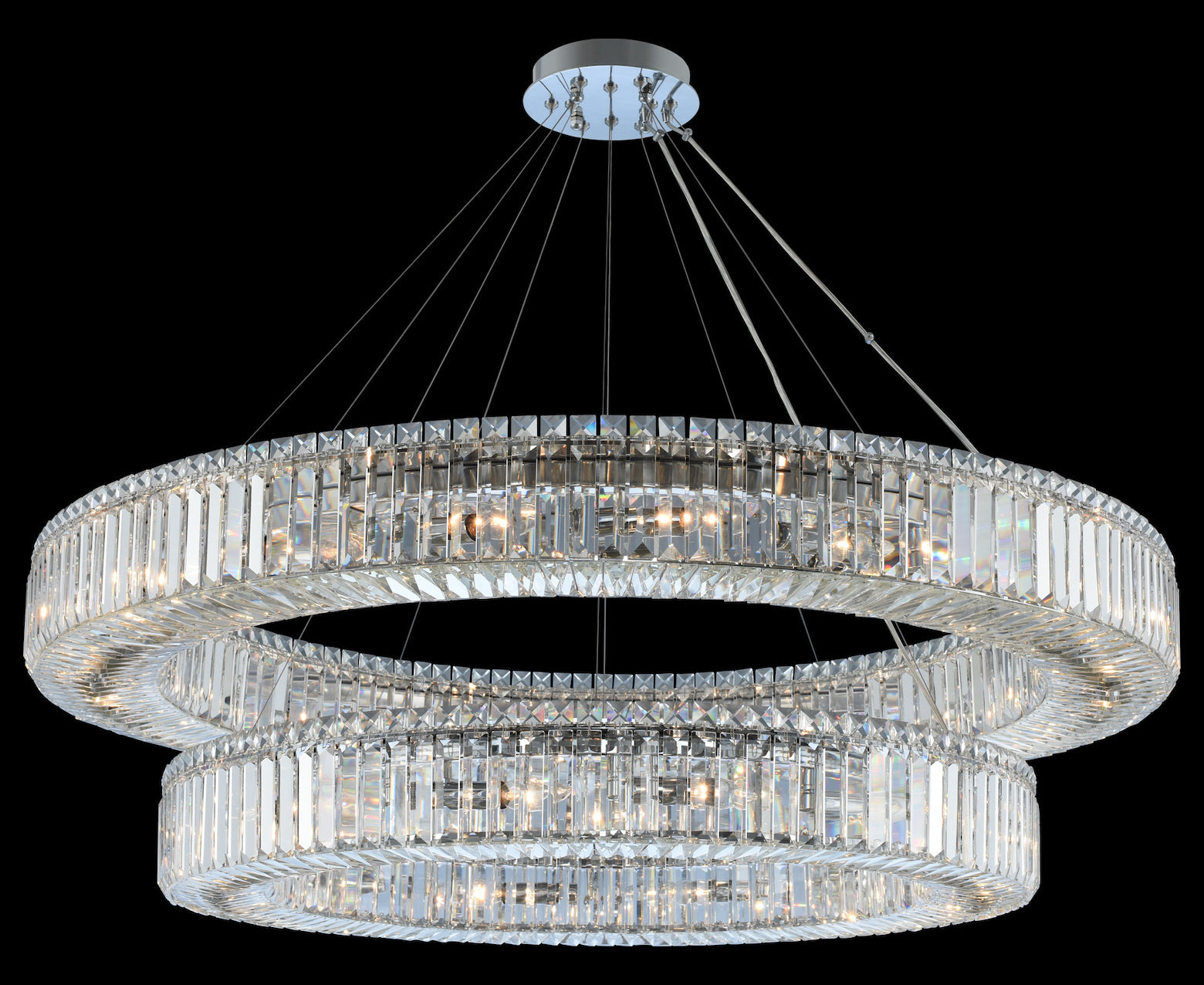 (36 + 47) Inch 2 Tier Pendant by Kalco Allegri