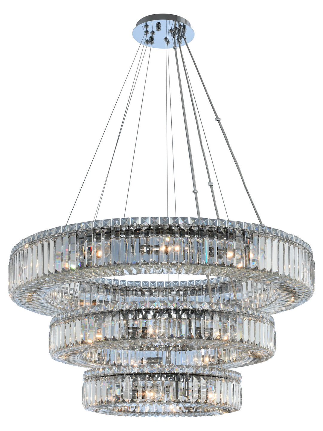 (18 + 26 + 36) Inch 3 Tier Pendant by Kalco Allegri