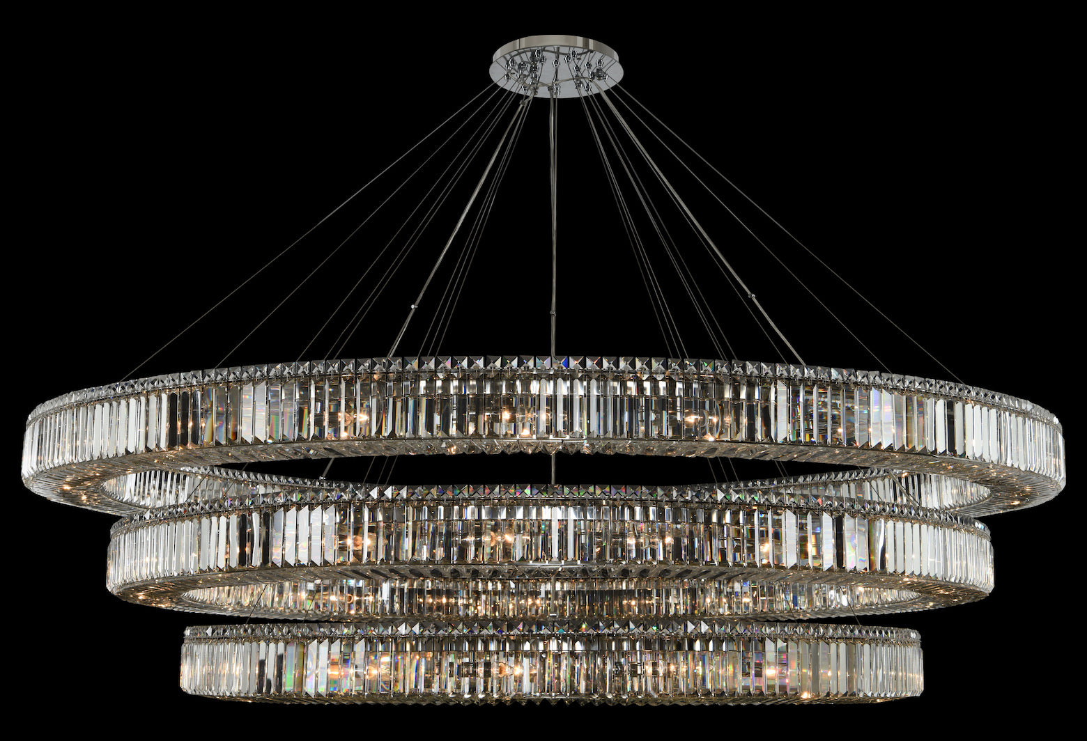(60 + 72 + 84) Inch 3 Tier Pendant by Kalco Allegri