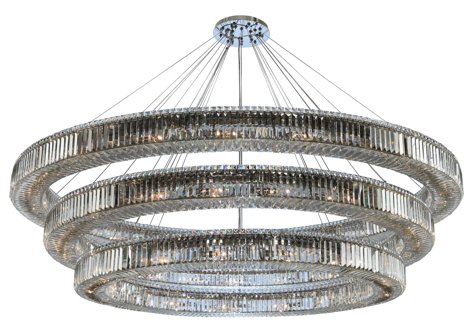 (60 + 72 + 84) Inch 3 Tier Pendant