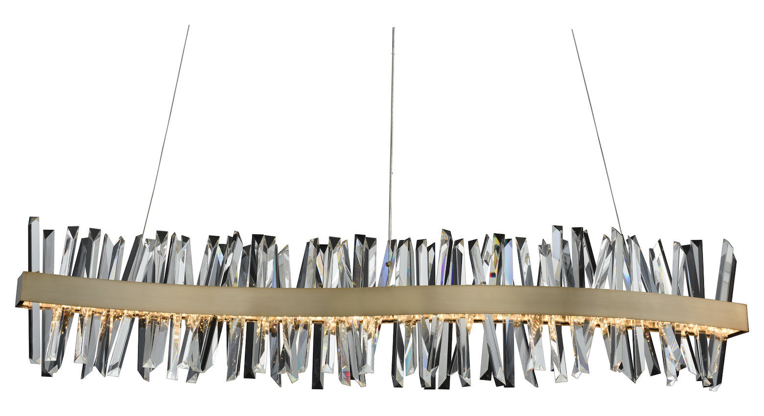 60 Inch Led Wave Island by Kalco Allegri