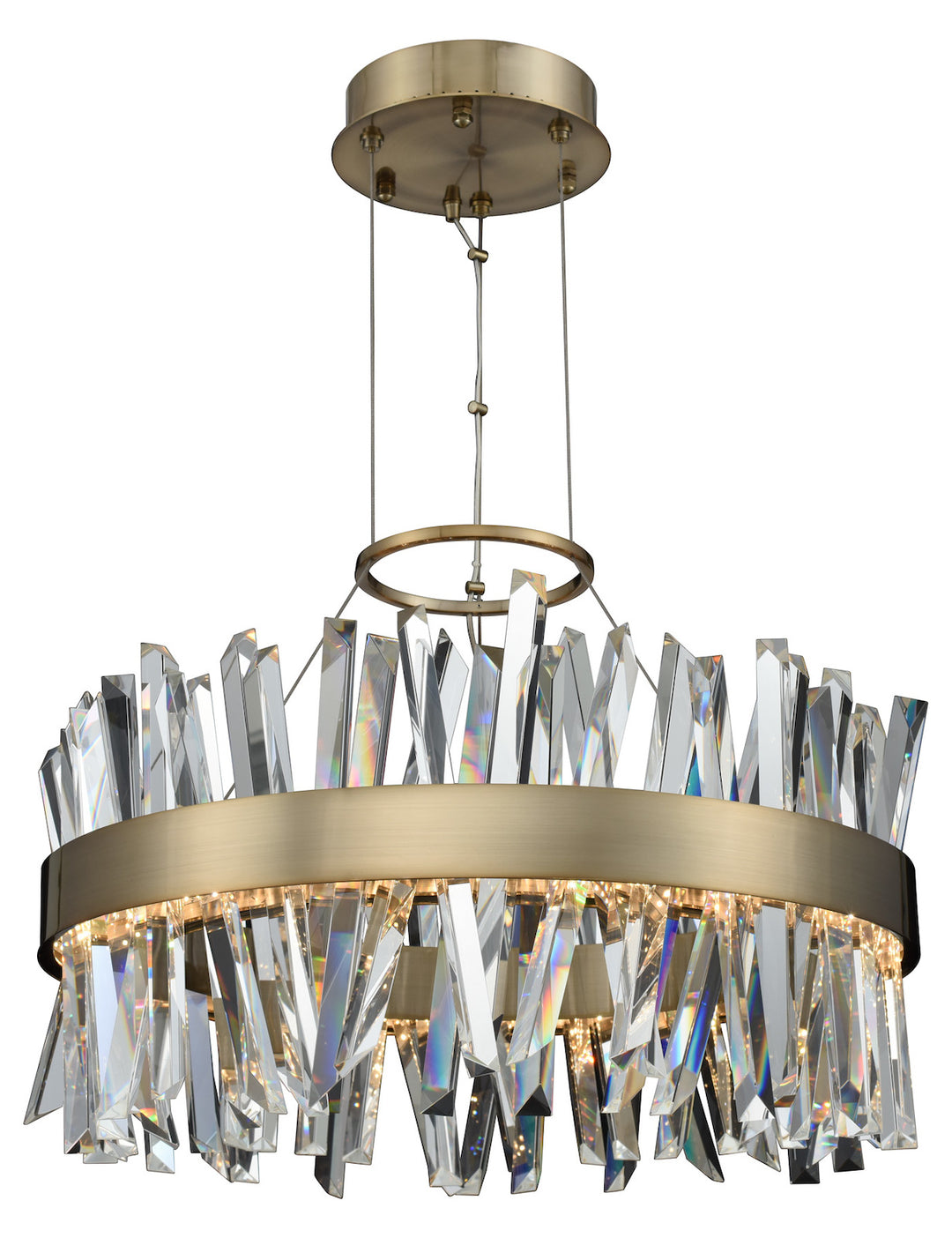 25 Inch Led Round Pendant by Kalco Allegri