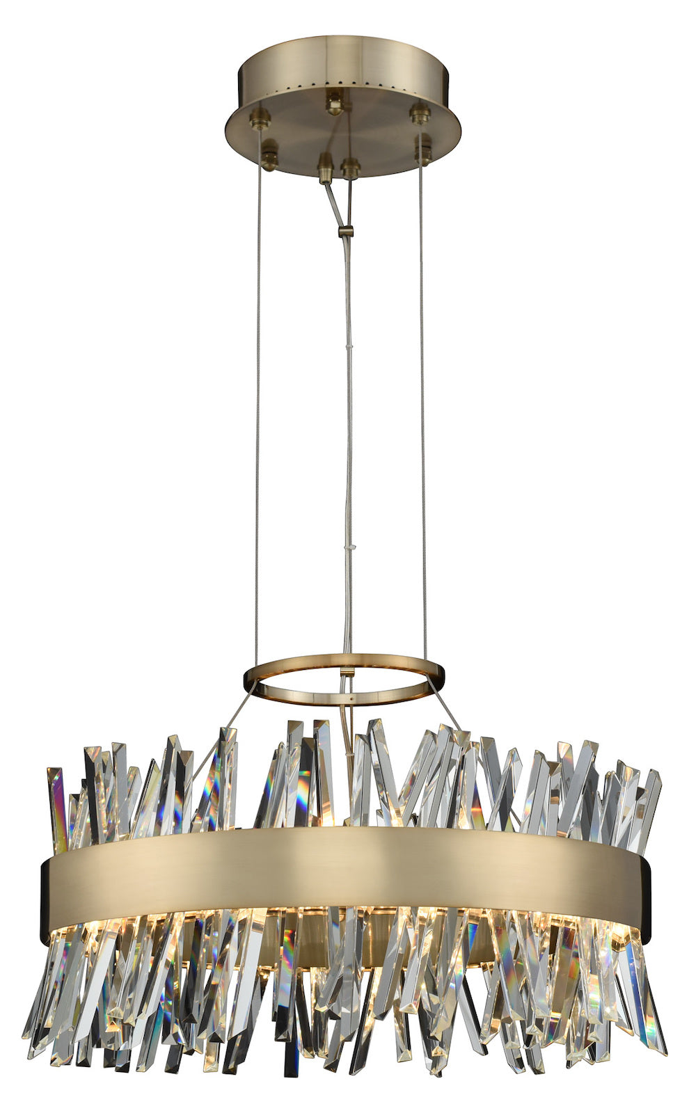 20 Inch Led Round Pendant by Kalco Allegri