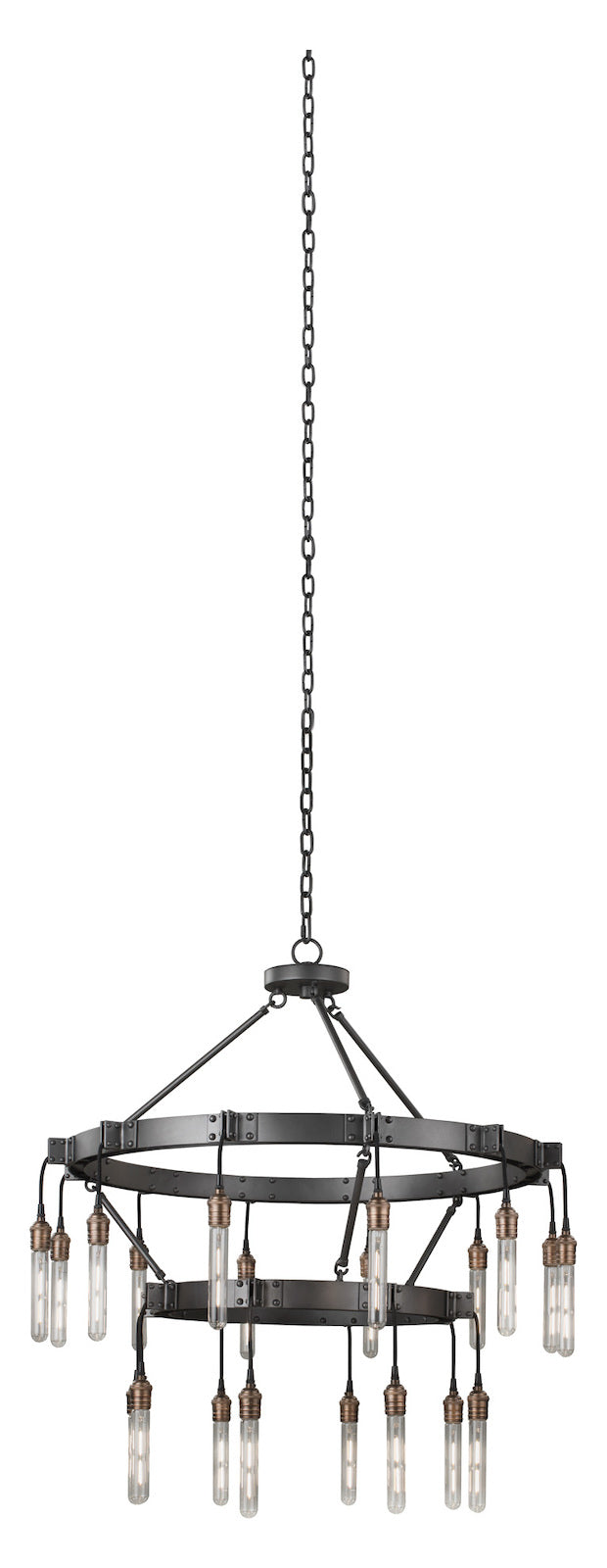 8+12 Light 2 Tier Chandelier by Kalco