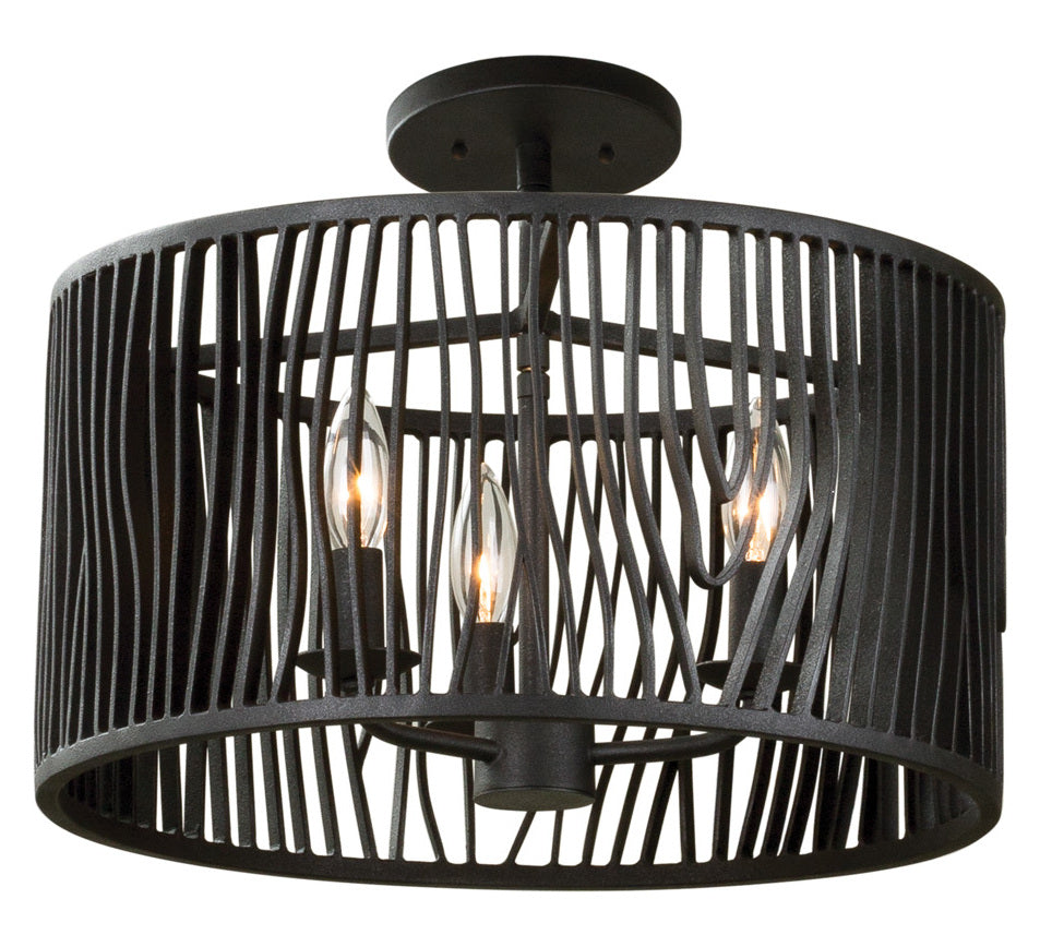 16 Inch Convertible Pendant / Semi Flush by Kalco
