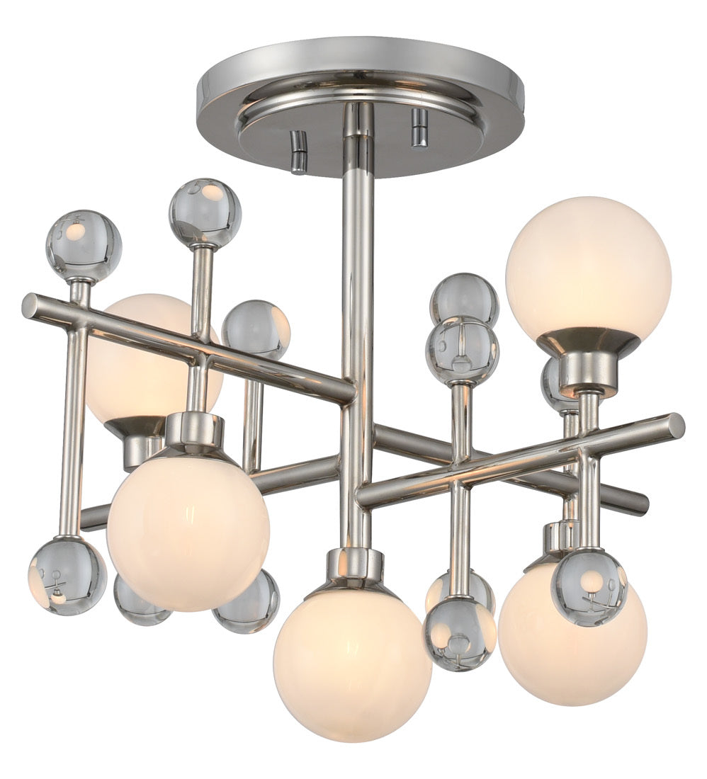 5 Light Semi Flush by Kalco
