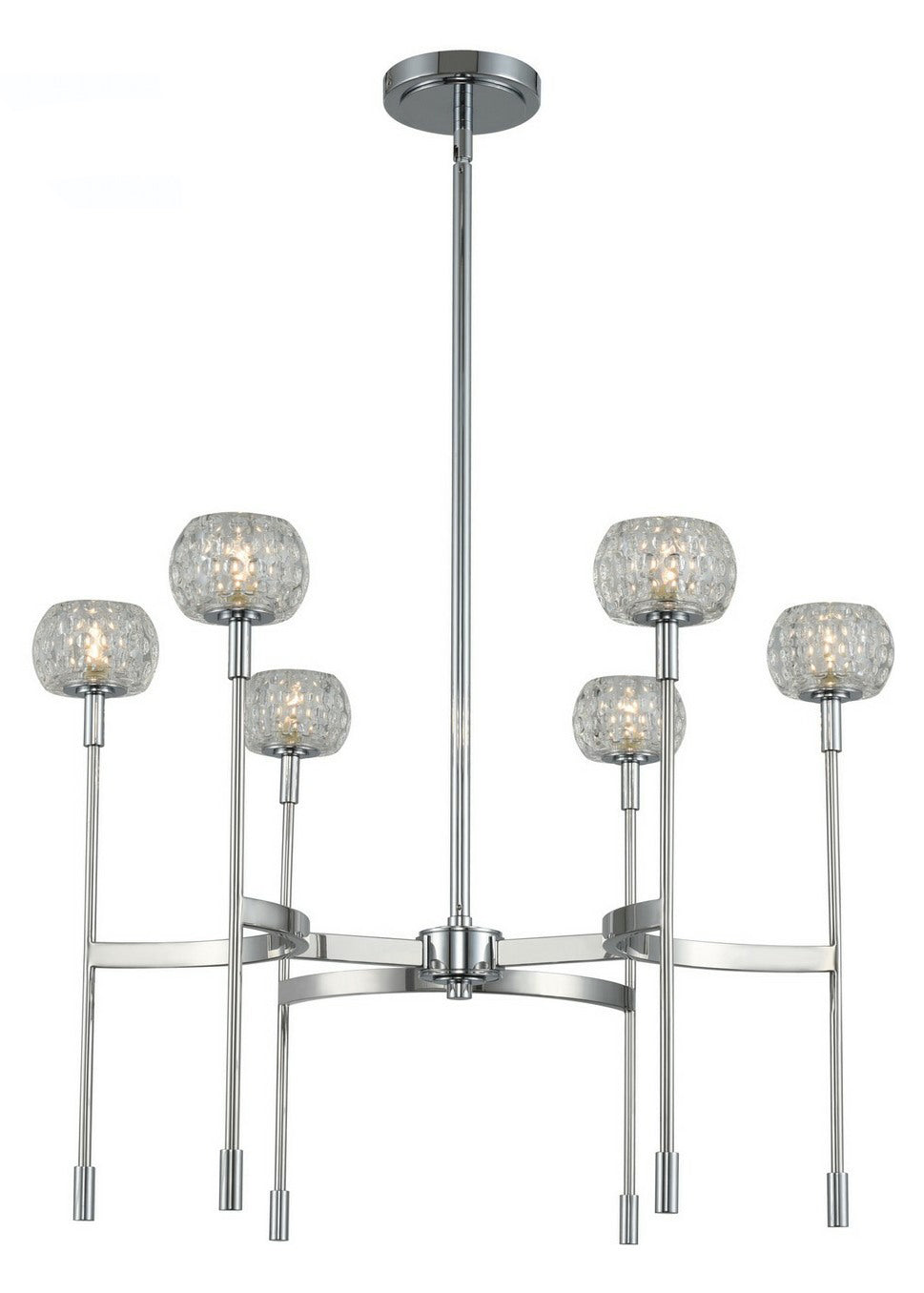 6 Light Chandelier by Kalco