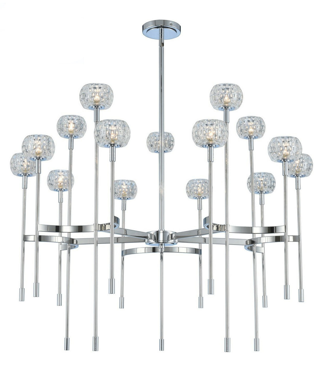 (10 + 5) Light 2 Tier Chandelier by Kalco