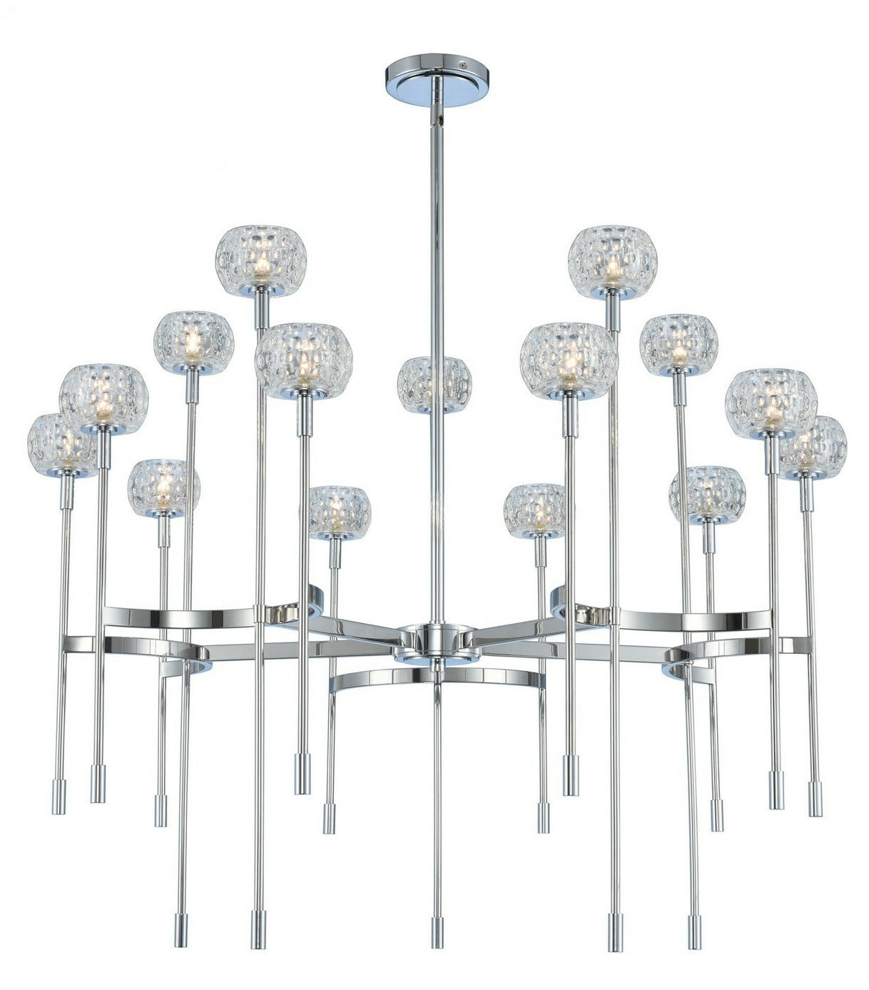 (10 + 5) Light 2 Tier Chandelier by Kalco