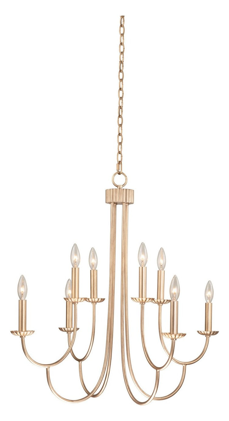 (4 + 4) Light 2 Tier Chandelier by Kalco
