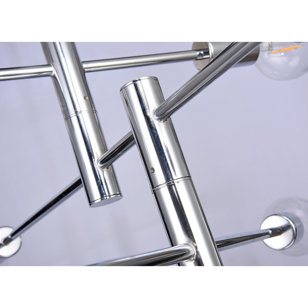 4 Lights Chrome Ceiling Fixture