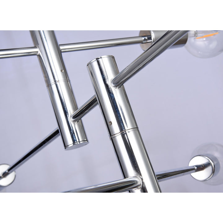 4 Lights Chrome Ceiling Fixture