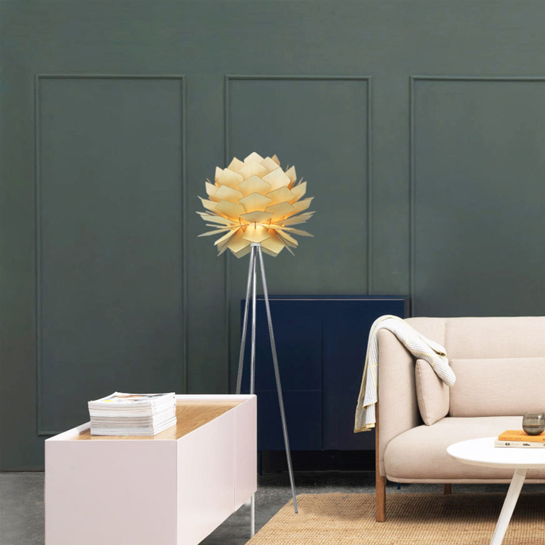 1 Light Chrome Floor Lamp