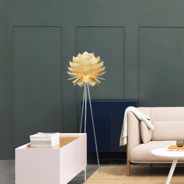 1 Light Chrome Floor Lamp