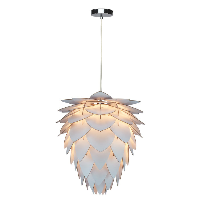 1 Light White Ceiling Fixture by Bethel