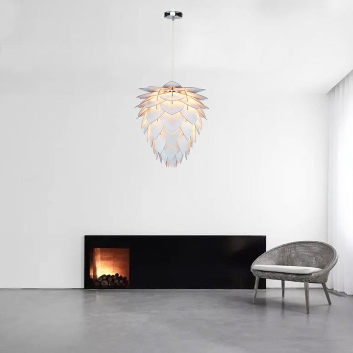 1 Light White Ceiling Fixture