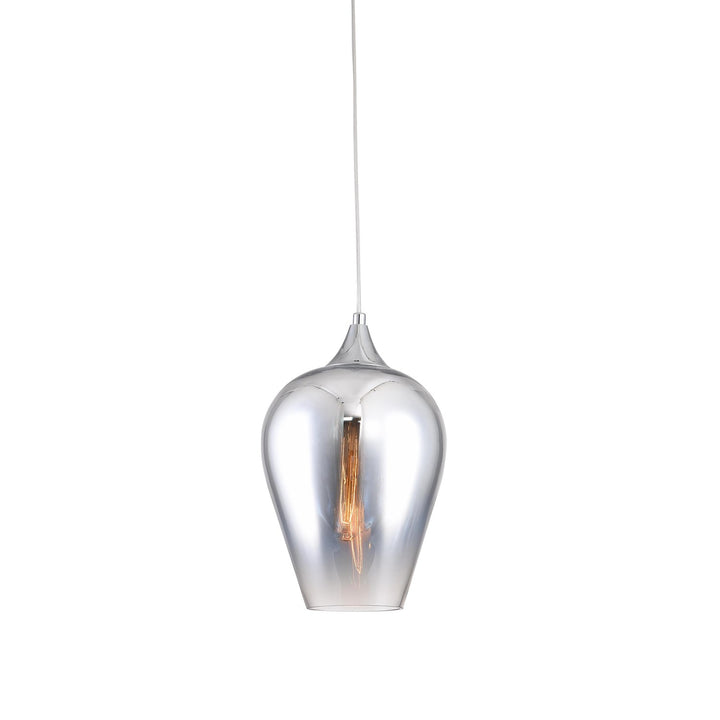 1 Light Chrome Single Penant Lighting by Bethel