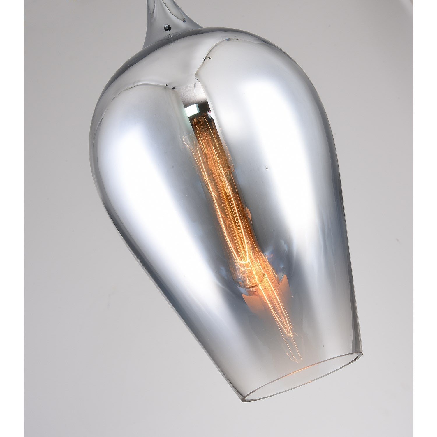 1 Light Chrome Single Penant Lighting