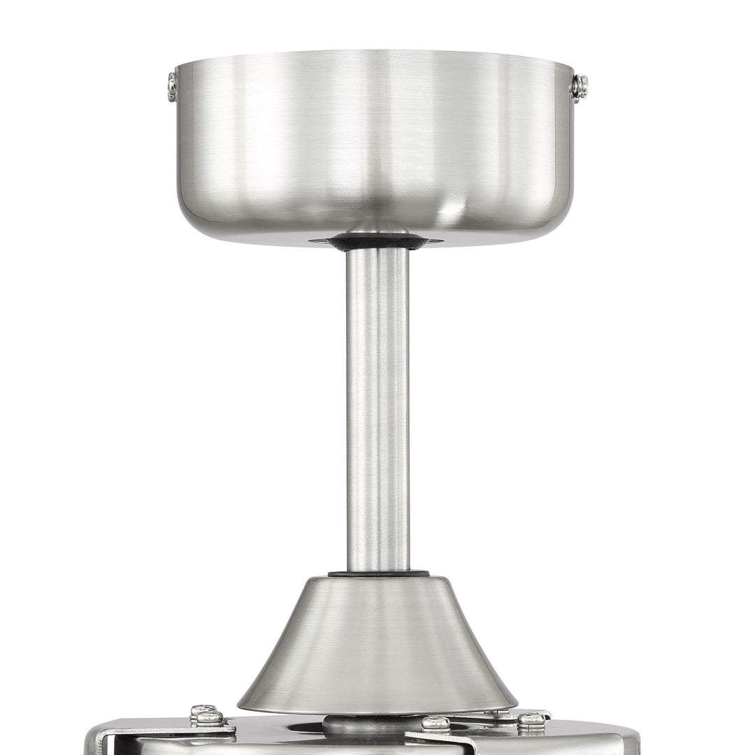 52in  in Brushed Polished Nickel w/ Brushed Nickel/Walnut Blades